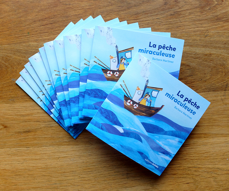 La Pêche Miraculeuse | Livres objets des éditions Buloba/<br/>https://buloba.fr/portfolio/une-peche-miraculeuse/<br/>