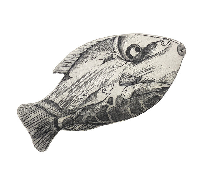 Des estampes et des poissons | Barbara Martinez auteur / Illustrateur